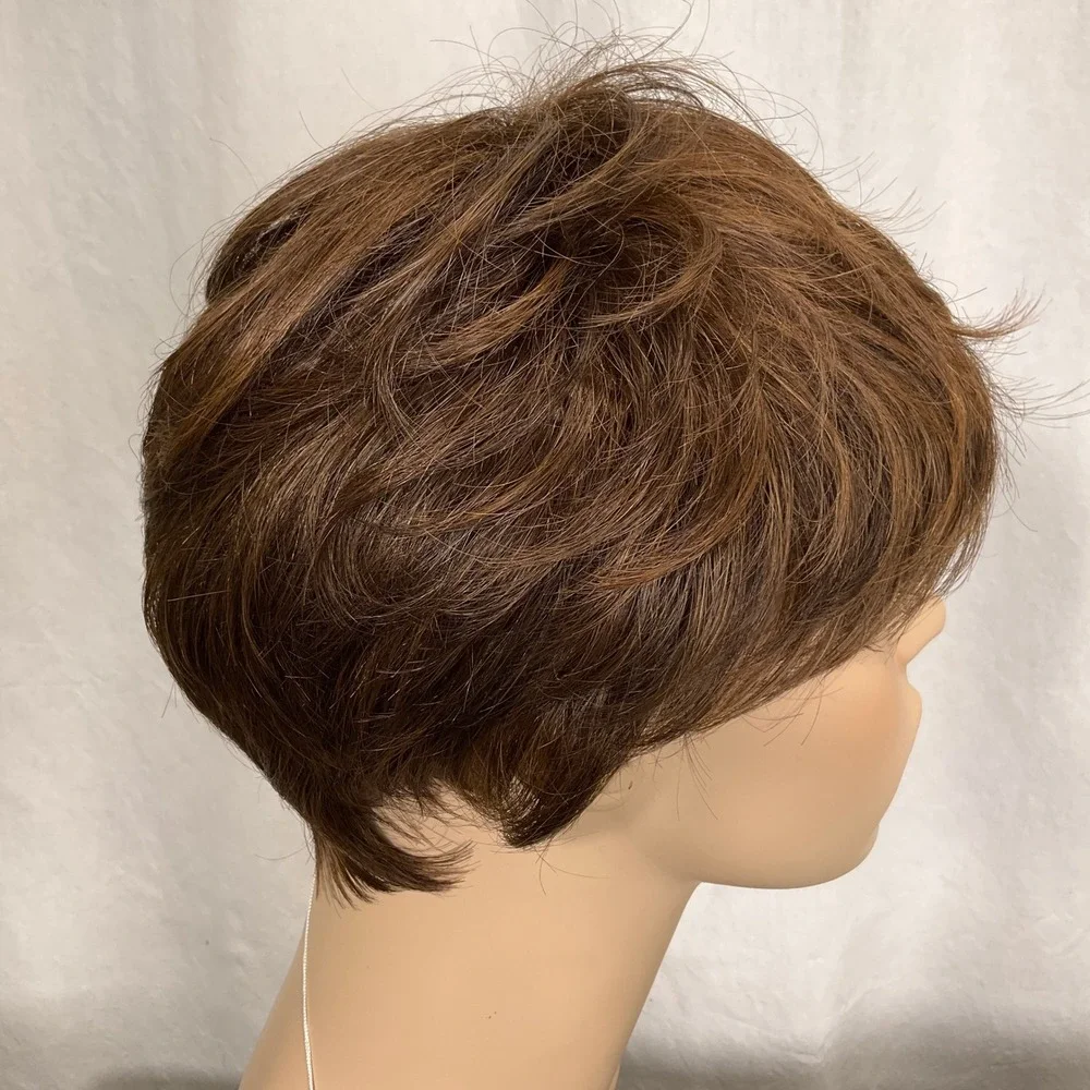 Gabor Essentials Virtue Average 18E399 Wig Womens OS Light Brown Synthetic Pixie